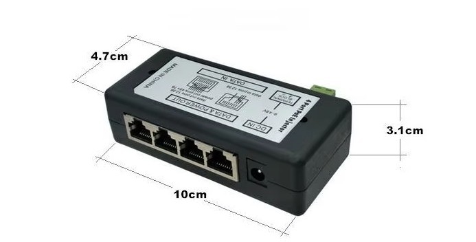 4 Port Poe Panel Injector high quality