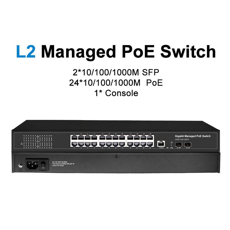 Managed Gigabit Poe Swtich factory